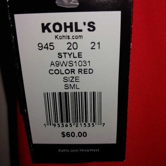 NWT Nine West Red Ruffle Tie-Front One-Piece Swim Dress – Size S - Picture 7 of 9